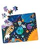 The Curious Bees - Seek & Spot Puzzle & Game - Space Jigsaw Puzzle | 60 Pieces + 10 Seek Cards | Gifts for Boys and Girls Ages 4-8 | BIS Approved | Made in India