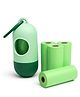 MIHAR ESSENTIALS Portable Diaper Disposal Bag Dispenser With 4 Garbage Bag Rolls - Green