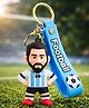 Uniquebuyin MESSI KEYCHAIN Cute Football Hero Keychain for Kids  Soft PVC Cartoon Key Ring for School Bags, Backpacks & Return Gifts