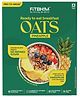 PRO-TO-GROW Fitbhim Ready to Eat Pineapple Oats for Breakfast 300g (Box) | Enriched with Real Pineapples & Jaggery for 3+ Years |High Protein & Fibre,Gluten Free,No Refined Sugar,19 Vitamins & Mineral