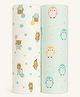 TUMMY New Born Baby Muslin Swaddle Pack of 2 -White