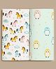 TUMMY New Born Baby Muslin Swaddle Pack of 2-White