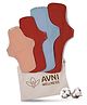 Avni Wellness Lush Reusable Cloth Pads, 3 Medium + 1 Large (240 mm + 280 mm), Pack of 4