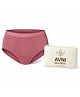 Avni Wellness Lush Reusable Period Panty, Cotton, Peach Rose, Medium, Pack of 2