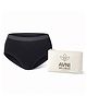 Avni Wellness Lush Reusable Period Panty, Cotton, Pure Black, 2XL