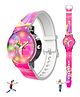 Spiky Disney Featuring Rapunzel Printed Round Analog LED Watch - Multi Colour