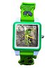 Spiky Marvel Featuring The Incredible Hulk Printed & Applique Detailed Square Analog Watch - Green