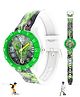 Spiky Marvel Featuring Hulk Round Analog Watch - Green
