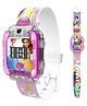 Spiky Disney Princess Featuring Character Desigend Digital Watch - Pink