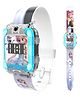 Spiky Disney Frozen Featuring Characters Printed Digital Watch - Blue