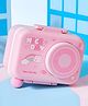 SCHOOLISH Children's lunchbox/bento box, stainless steel, cartoon camera design, microwaveable food storage container(875ML) -PACK OF 1 - PINK