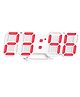 WOLTAX 3D LED Digital Wall & Desk Clock with Stand | Large Display Time Clock | Alarm & Night Light | Home & Kids Room Clock (Random Design/ Color)