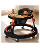 StarAndDaisy Baby Walkers for 6-18 Month Baby boy & Girl 360° Walker for Kids for 6 to 18 Months with 7 Level Height Adjustment, Baby Walker with Switchable Food & Musical Toy Tray -Orange Black