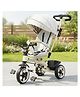 StarAndDaisy Kids Cycle for 18 months to 5 Years Boy and Girl Tricycle with EVA Wheels, Bell and Basket Baby Cycle 25 Kg Capacity 3 Point Safety Belt White