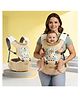 StarAndDaisy 4-in-1 Baby Carrier for 0 to 3 Year Baby/Kangaroo Bag with Comfortable Soft Hip Seat/Baby Carrier - 4 Carrying Positions, 2 Storage Pockets -Beige