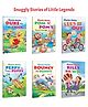 Phonics Stories Level-1: Peppy the Naughty Puppy, Duke the Cute Chick, Pom Pom's Food Cravings and more :- Kids phonics reader set, Simple story collection, Early reading fun | Set of 6 Books