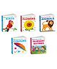 Animals, Birds, Colours and more - Board Book for Kids :-  early flower recognition and board book, nature based learning book for preschoolers, rhymes book with picture | Set of 5 Books