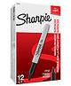 Sharpie Twin Tip Permanent Marker  Black | Pack of 12