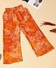 Cherry & Jerry Woven Floral Printed Palazzo - Orange