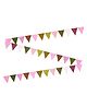 Amfin Party Banner Flag Shape Dot Print - Multicolour
