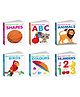ABC, Animals, Birds, Colours and More  Board Book for Kids :- Colour Recognition Learning, Cute Animal Picture Book, Preschool Education Series | Set of 6 Books