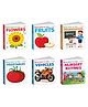 Flowers, Fruits, Professions and more - Board Book for Kids :- flowers picture learning book for kids, vegetable names picture learning book, beautiful nursery rhymes book | Combo of 6 Books