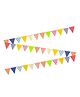AMFIN Party Bunting Flag Banner - Multi Colour 
