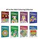 Flower, Motivation, Nature - Mandala Adult Colouring Book and more :- art pattern colouring collection, modern mandala illustration art, nature theme mandala workbook | Pack of 8 Books