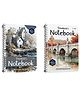 GOWOO A4 Size Autumn Cottage Notebook, A4 Size River Bridge Spiral Notebook - (Unruled) :- A4 unruled spiral notebook, scenic cover notebook, river bridge notebook, 400 pages | Pack of 2 Books