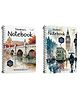 GOWOO A4 Size River Bridge Spiral Notebook (Unruled), A4 Size London Street View Spiral Notebook (Ruled) :-   A4 sketch spiral notebook, unruled spiral notebook, 400 pages | Combo of 2 Book