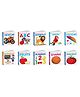 ABC, Animals, Birds and more - Board Book for Kids :-  early concepts picture learning book for kids, picture based learning book for kindergarten, cute animal learning boardbook | Pack of 10 Books