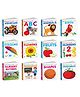 ABC, Animals, Birds and more - Board Book For Kids :-  fruits and vegetables names learning book for kids, bright board book for kindergarten, fun learning board books for toddlers | Pack of 12 Books