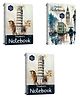 A4 Size Pisa View Spiral Notebook, A4 Size London Street View Spiral Notebook, A4 Size Pisa View Spiral Notebook - (Ruled) :-  A4 ruled spiral notebook, spiral notebook, 600 pages | Combo of 3 Books