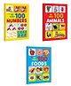 My First 100  Animals, Foods & Numbers :- Kids learning book, toddler picture book, preschool educational book, vocabulary building book, early learning book | Combo of 3 books
