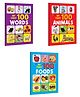 My First 100  Animals, Foods & Words :- Vocabulary building combo, preschool picture set, toddler learning pack, early education books, fun reading | Set of 3 books