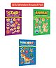 Dinosaur Reward Stickers, Animal Reward Stickers and Star Reward Stickers :- Kids activity rewards, Fun learning motivation, Creative sticker collection | Combo of 3 Books