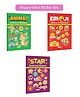 Animal Reward Stickers, Emoji Reward Stickers and Star Reward Stickers :- Preschool activity rewards, Creative sticker fun, Kids motivation pack, Classroom behaviour support | Pack of 3 Books