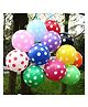 Amfin Balloons With Polka Dot Print Pack of 30 - Multicolour