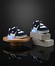 FEETWELL SHOES Colour Blocked Velcro Closure LED Shoes - Blue