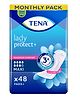TENA Lady Maxi Pads - Incontinence bladder control pads for heavy, unexpected urine leaks / Upto 12Hr Protection - Pack of 8 - 6 Pieces each