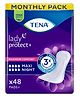 TENA Lady Maxi Night Pads - Incontinence bladder control overnight pads for heavy, unexpected urine leaks/  Upto 12Hr Protection. Pack of 8 - 6 Pieces each