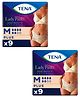 TENA Lady Plus Incontinence Pants Medium (M) | High Waist Adult Diapers | Pack of 2 - 9 Pieces Each