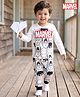 Babyhug Marvel Single Jersey Knit Full Sleeves Co-ords T-Shirt & Pajama Night Suit with Avengers Graphic - Multicolor