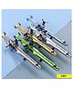 Flaze Fighter Airplanes Shape Pen Set for Kids - Pack of 2 - ( Color May Vary )