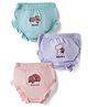 Simply Sinker Knit Animal Printed Panties Pack of 3 - Peach Turquoise & Lavender