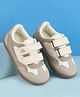 Babyoye Velcro Closure Solid Casual Shoes - Beige