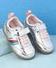 Babyoye PU Velcro Closure Solid Casual Shoes - Silver