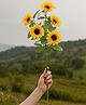 Foliyaj Artificial Sunflower Stick - 1 pc