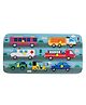 Funskool-Vehicle Wooden Puzzle,7 Pieces,Puzzle,for 2 Year Old Kids and Above,Toy - Multicolor