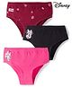 Pine Kids Disney Lycra Knit Panties With Minnie Mouse Graphics Pack of 3 - Multicolor